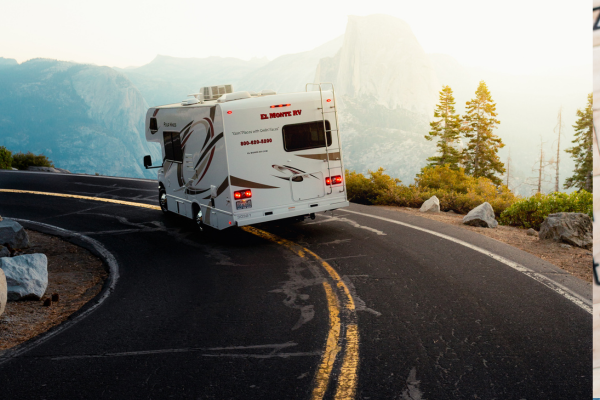 Van on Mountain Road